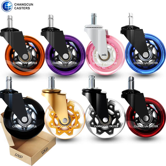 🌈 ColorFlow™ Premium Swivel Caster Wheel
